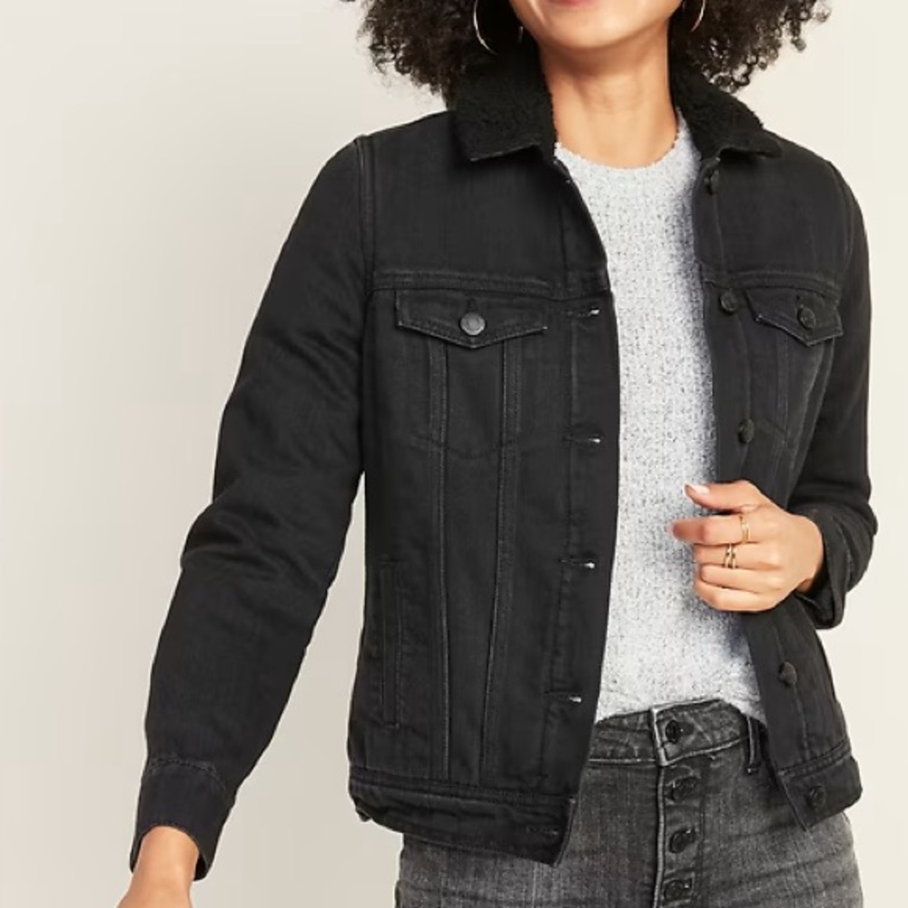 Old Navy Sherpa Jean Jacket